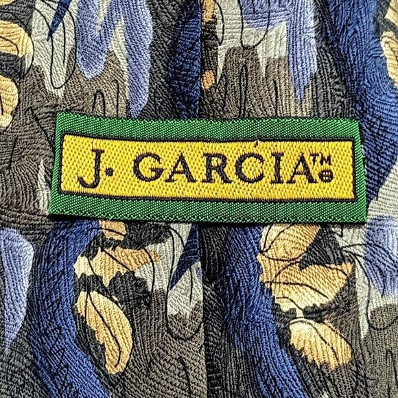 Vintage J. Garcia Banyan Trees II Collection Fourteen Silk Tie - Picture 3 of 5